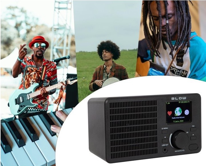 Radio portabil pe internet